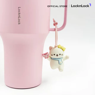 LocknLock ที่ห้อยแก้วน้ำ Frisky Kitten รุ่น LAC041WHT