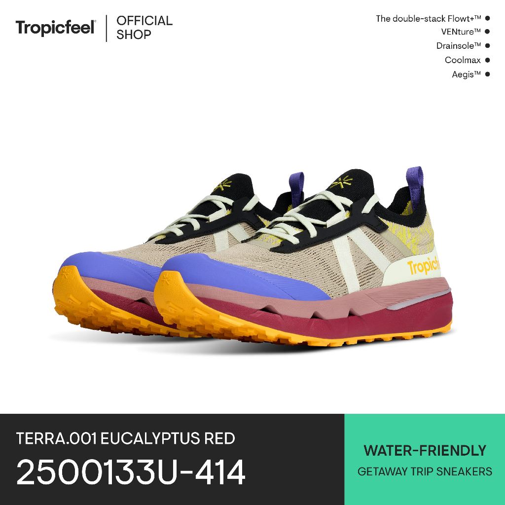 Tropicfeel Terra.001 Eucalyptus Red รองเท้าผ้าใบ (2500133U414)