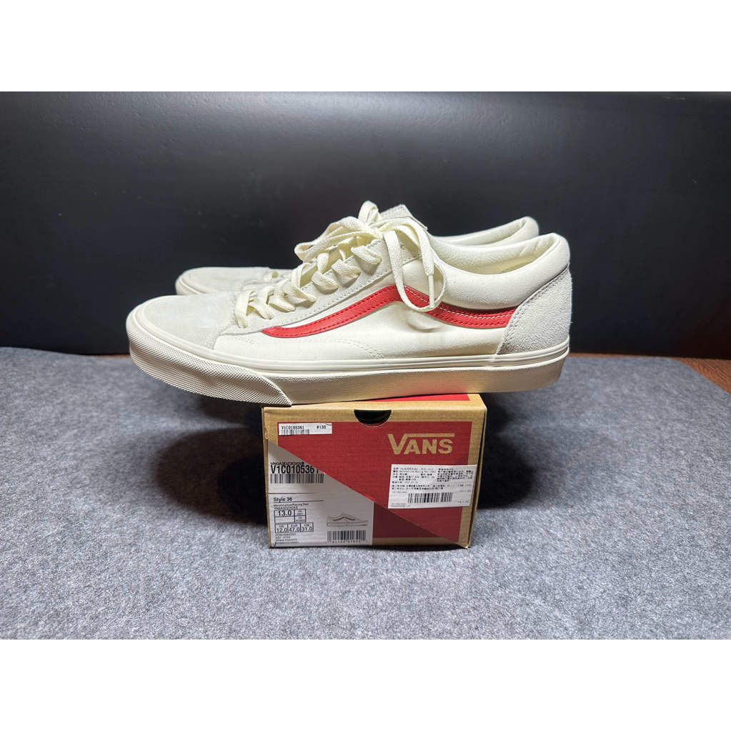 VANS Marshmallow Racing Red 12/47/31