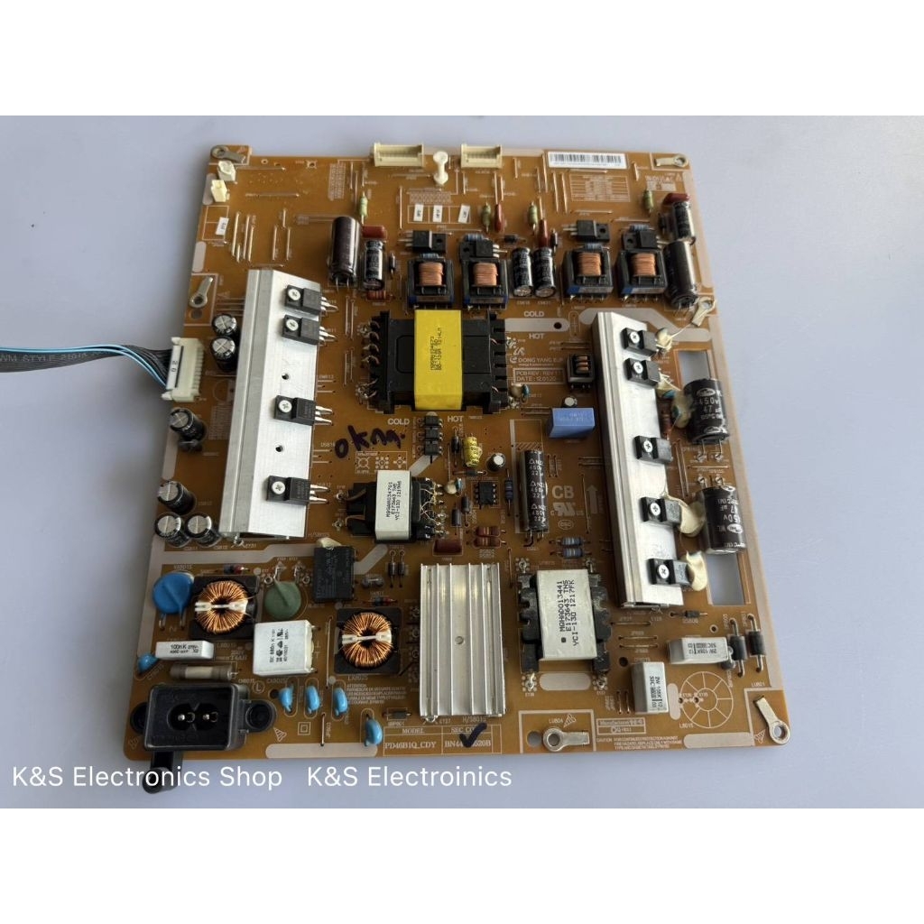 Power Supply Samsung UA40ES6600R , UA46ES6220R , UA46ES6600R, UA46ES6900R, UA46ES6800R พาร์ท BN44-00