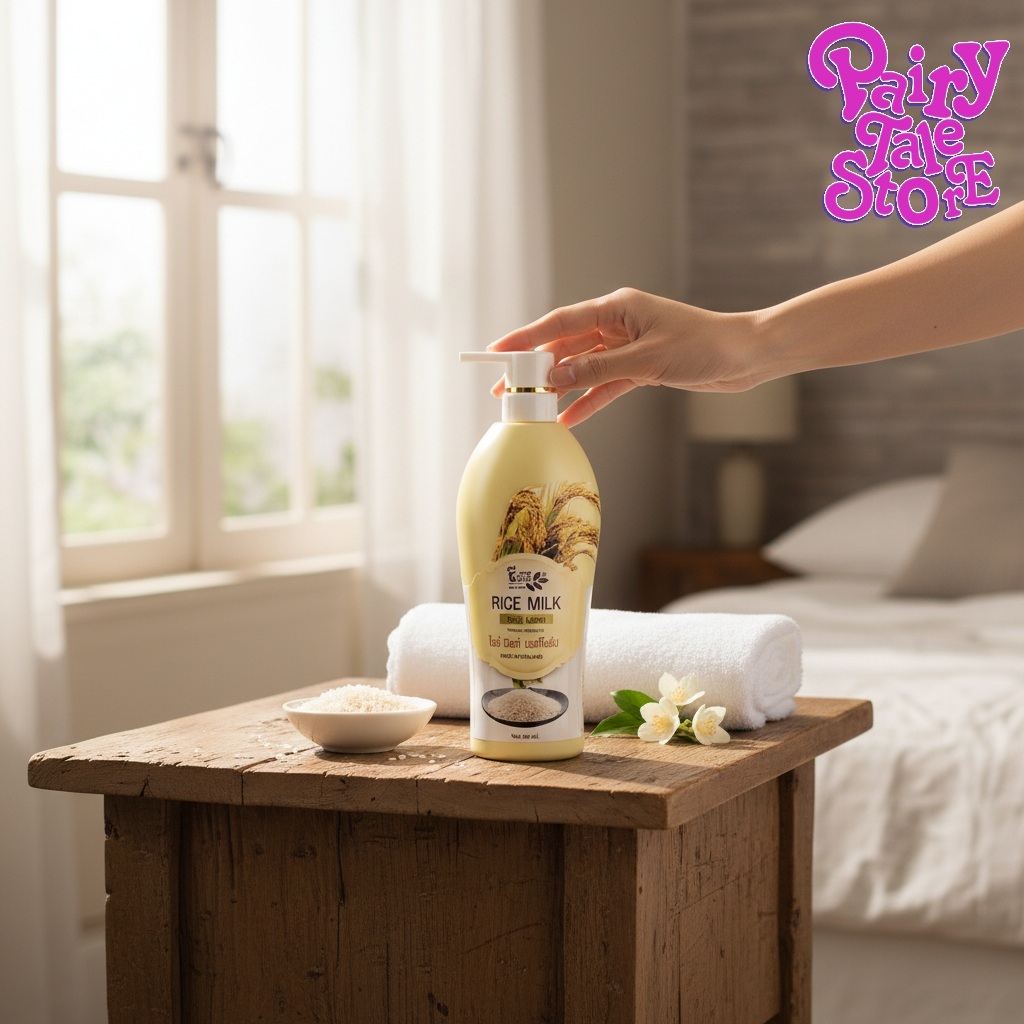 Bioway Rice Milk Body Lotion 800ml โลชั่นน้ำนมข้าว ชีววิถี ขวดใหญ่จุใจ ผิวนุ่มชุ่มชื้น