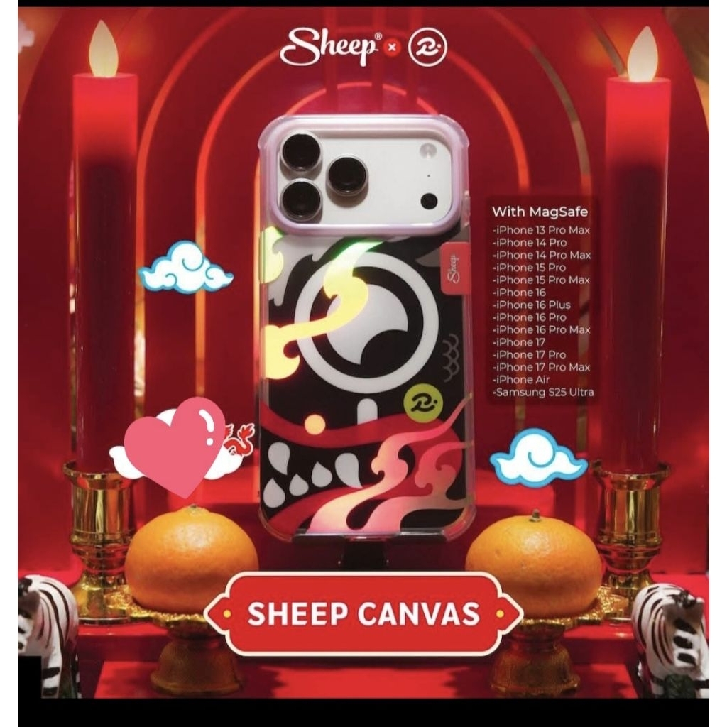 พร้อมส่ง SHEEP x RUBSARB พลังบวก Collection ในโปรเจกต์ทีมไทย เสริมพลังบวกกับลายเคสมงคลสัตว์ #เคสรับทราบ #เคสมงคล