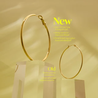 Valichain - Violette Thin Hoop Earring
