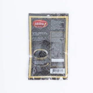 STH_Shop งาดำ 100g ตราครัวไทย Black Sesame เม็ดเต่งตึง หอมสดใหม่ แคลเซียมสูง บำรุงผมและผิว สำหรับใส่เครื่องดื่มและขนม