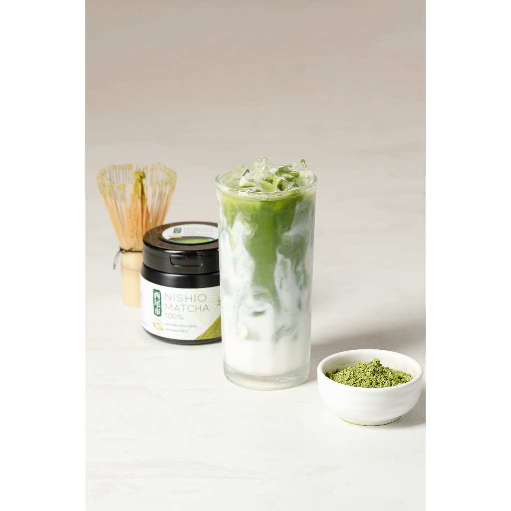 ผงมัทฉะญี่ปุ่นนิชิโอะ Nishio matcha 100% ราคา ถูกที่สุด ดีลบีเคเค แกลเลอรีภาพที่ 6