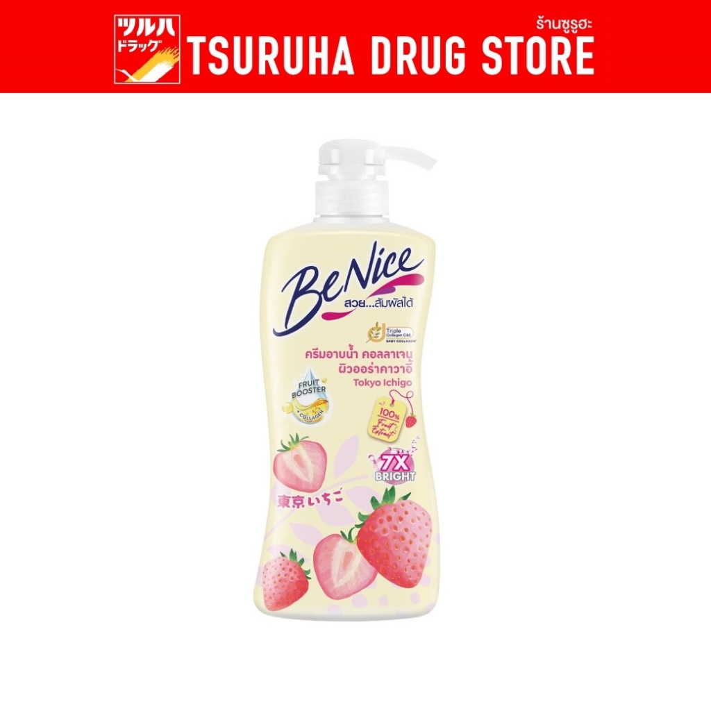 บีไนซ์ โตเกียว อิจิโกะ ชาวเวอร์ ครีม 400 มล. / BeNice Tokyo Ichigo Shower Cream 400ml