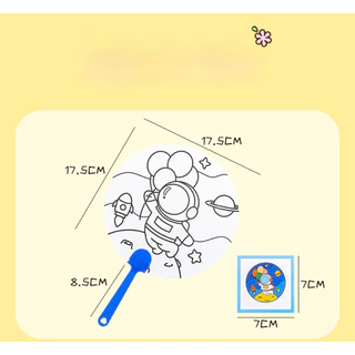 ++ส่งด่วน++พัด ระบายสี ของเล่นเด็ก สร้างความคิดสร้างสรร