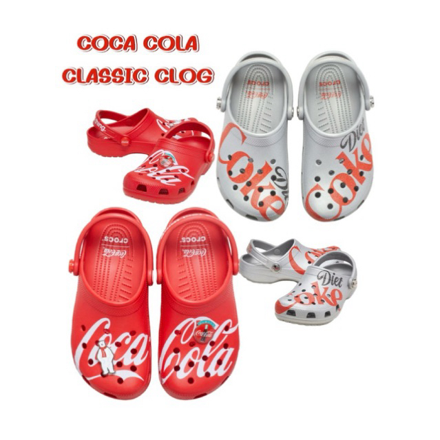 [CROCS] รองเท้าลำลองผู้ใหญ่ - COCA COLA CLASSIC CLOG (2-3วันจัดส่ง) แท้100%