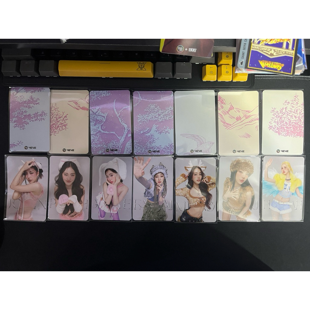 การ์ด4EVe Sunsu แท้100% รุ่นเซ็ท1ชุดสัตว์พร้อมส่งราคาถูก