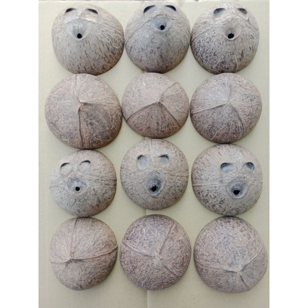 กะลามะพร้าวขนาดเล็ก 4 นิ้ว 1 ชุด 4 ชิ้น 40บาท