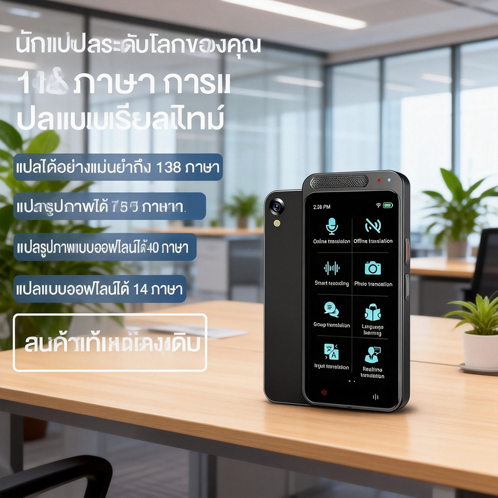 อัพเกรดใหม่เอี่ยม เครื่องแปลอัจฉริยะออฟไลน์ นักแปลภาพถ่าย หลายภาษา ออนไลน์แปลภาษา 150 ประเภท ผู้ช่วย