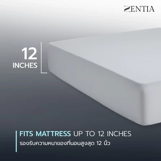 ZENTIA New Collection ชุดเซตผ้าปู + ผ้านวม รุ่น Wavy ชุดเครื่องนอนนวัตกรรมใหม่ที่รวมความนุ่มลื่น ไม่ร้อน ไม่อับ [NL.]