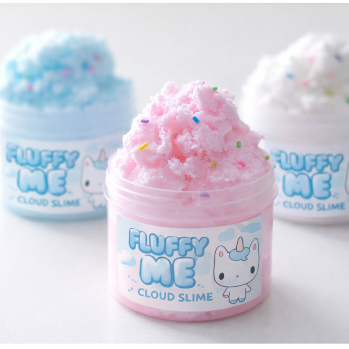 Fluffy Me Cloud Slime ☁️ สไลม์เนื้อฟู นุ่มเหมือนปุยนุ่น กลิ่นหอม น่ารักเกินต้าน