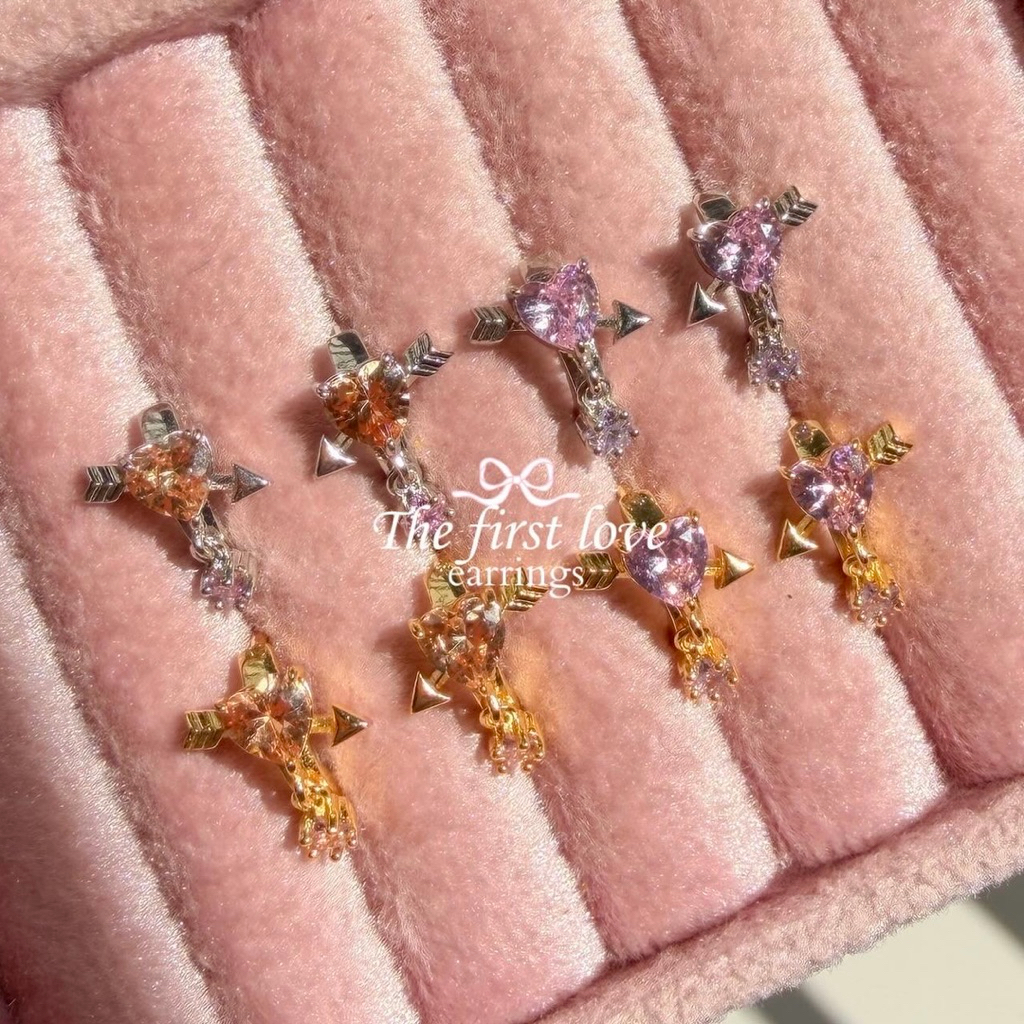 The Lucy The first love earrings ✨🎀💘🍇