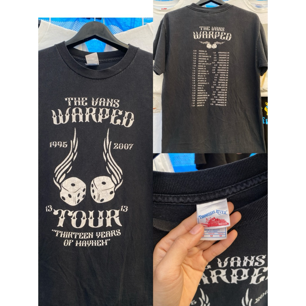 The Vans Warped Tour 2007 – 13 Years Anniversary Tour Tee