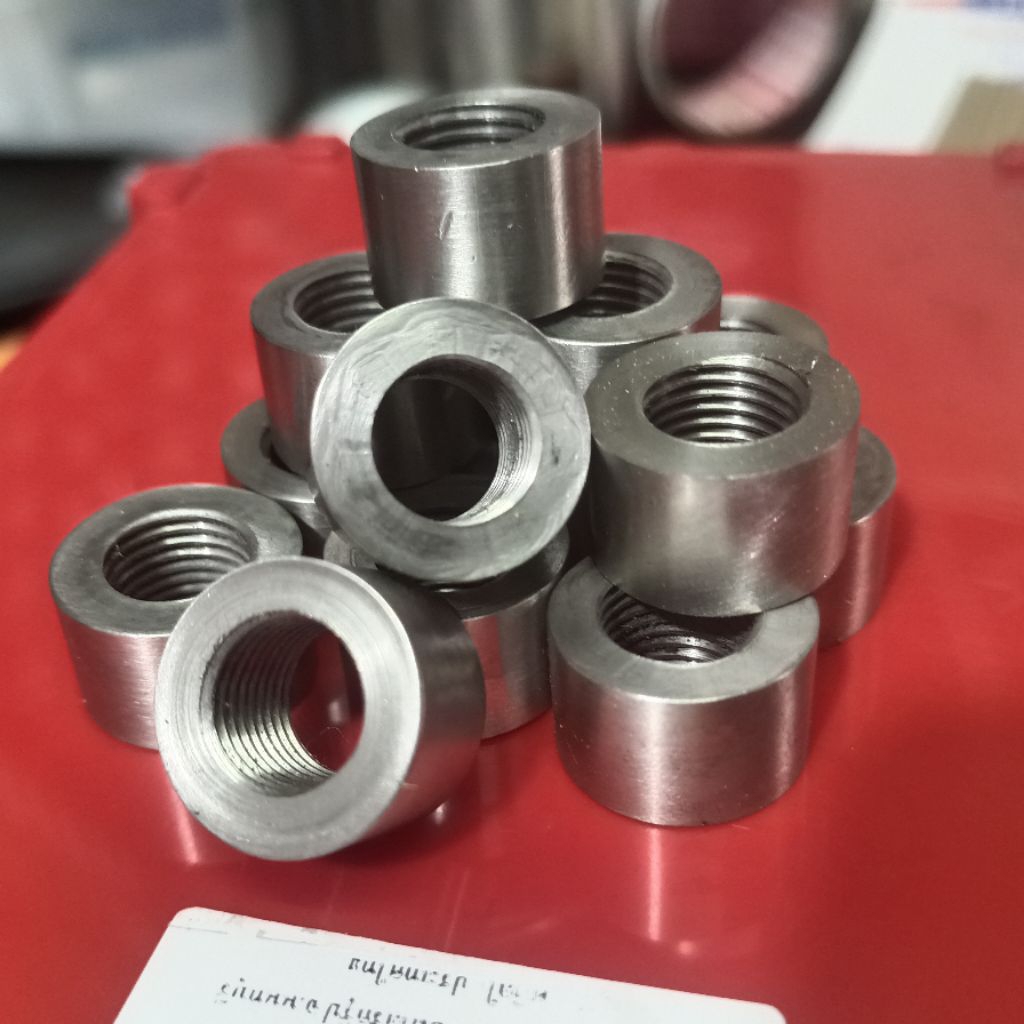 เกลียวเซ็นเซอร์เลส แบบสั้น ไม่ทำอาร์ เจาะฝัง ( M12*1.25 ) สำหรับรถคอท่อเลส Xmax Read Giono Pcx160