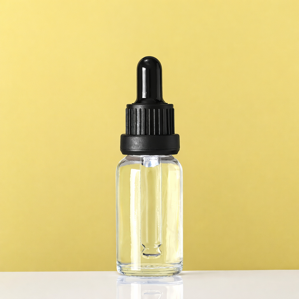 [COSS] ขวดแก้วสีใส YB18-PURE 5 -100ml ฝาดรอปเปอร์หัวบีบหยด สำหรับใส่น้ำมันหอม/เซรั่ม พร้อมส่งในไทย