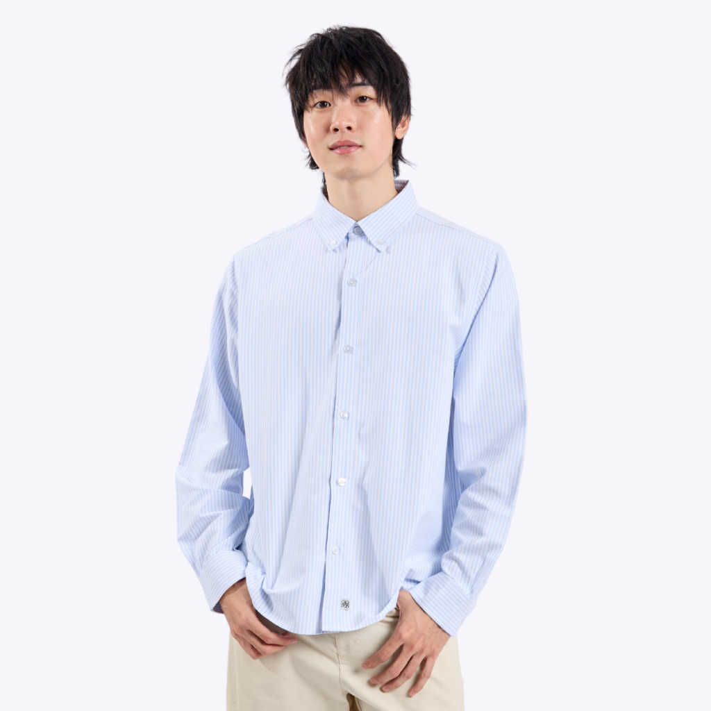 BODY GLOVE Men's SAILING YACHT CLUB Shirt เสื้อคอปก ผู้ชาย สี LT.Blue