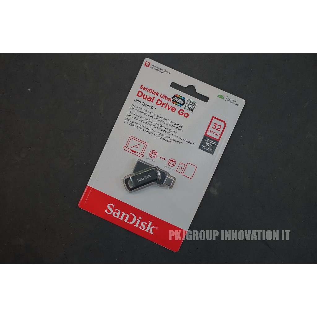 Flashdrive 2-in-1 32 GB SANDISK Ultra Dual Drive Go ใช้กับโทรศัพท์ได้