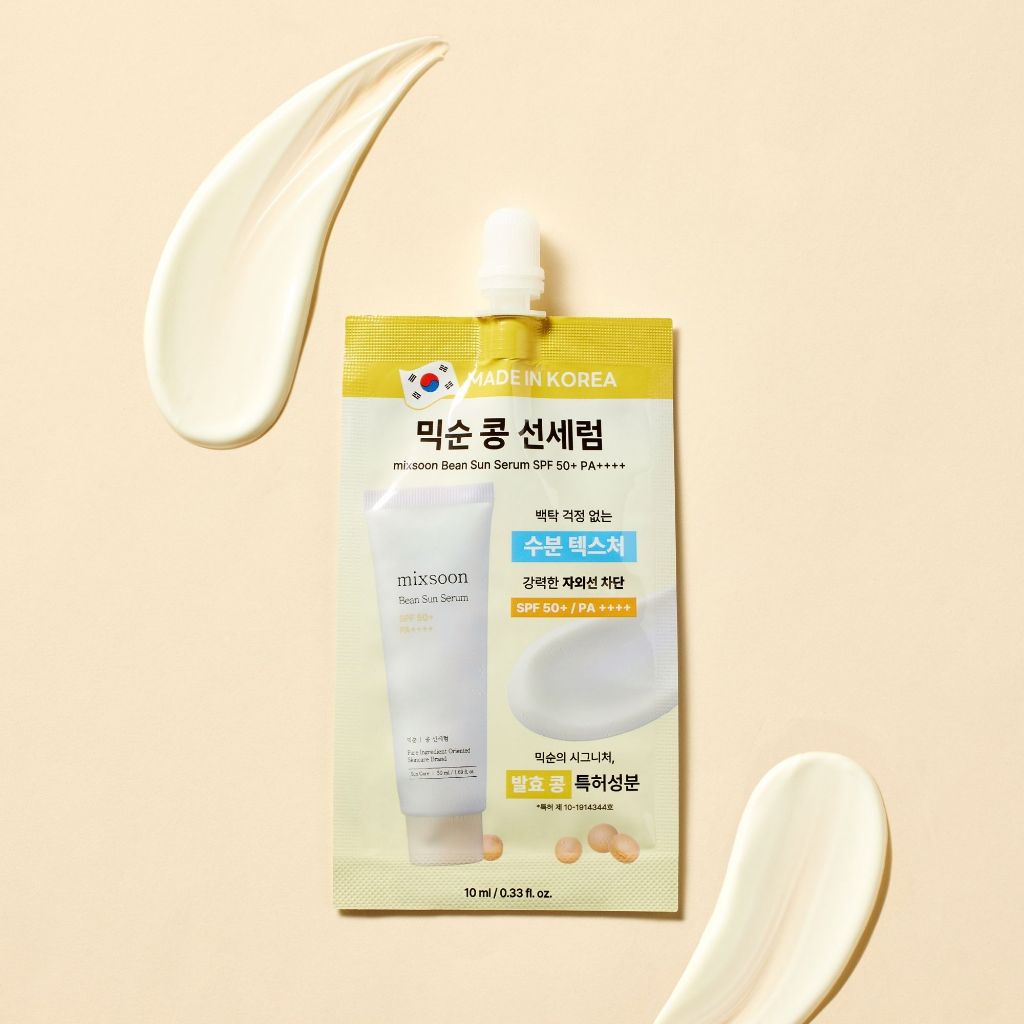 [กันแดดจองกุก 1ซอง] MIXSOON BEAN SUN SERUM 10ml บีน ซัน ครีม