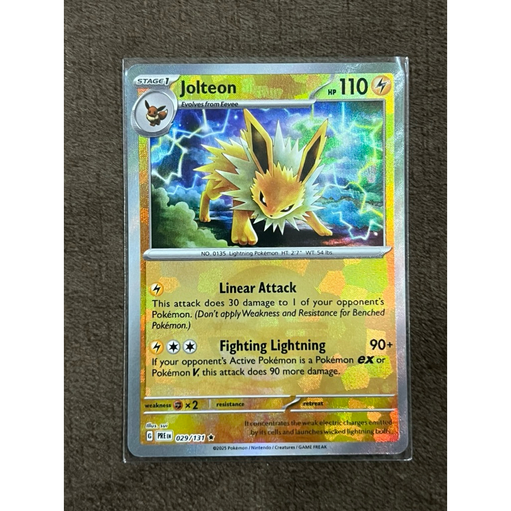 Pokemon card EN Jolteon-Poke ball