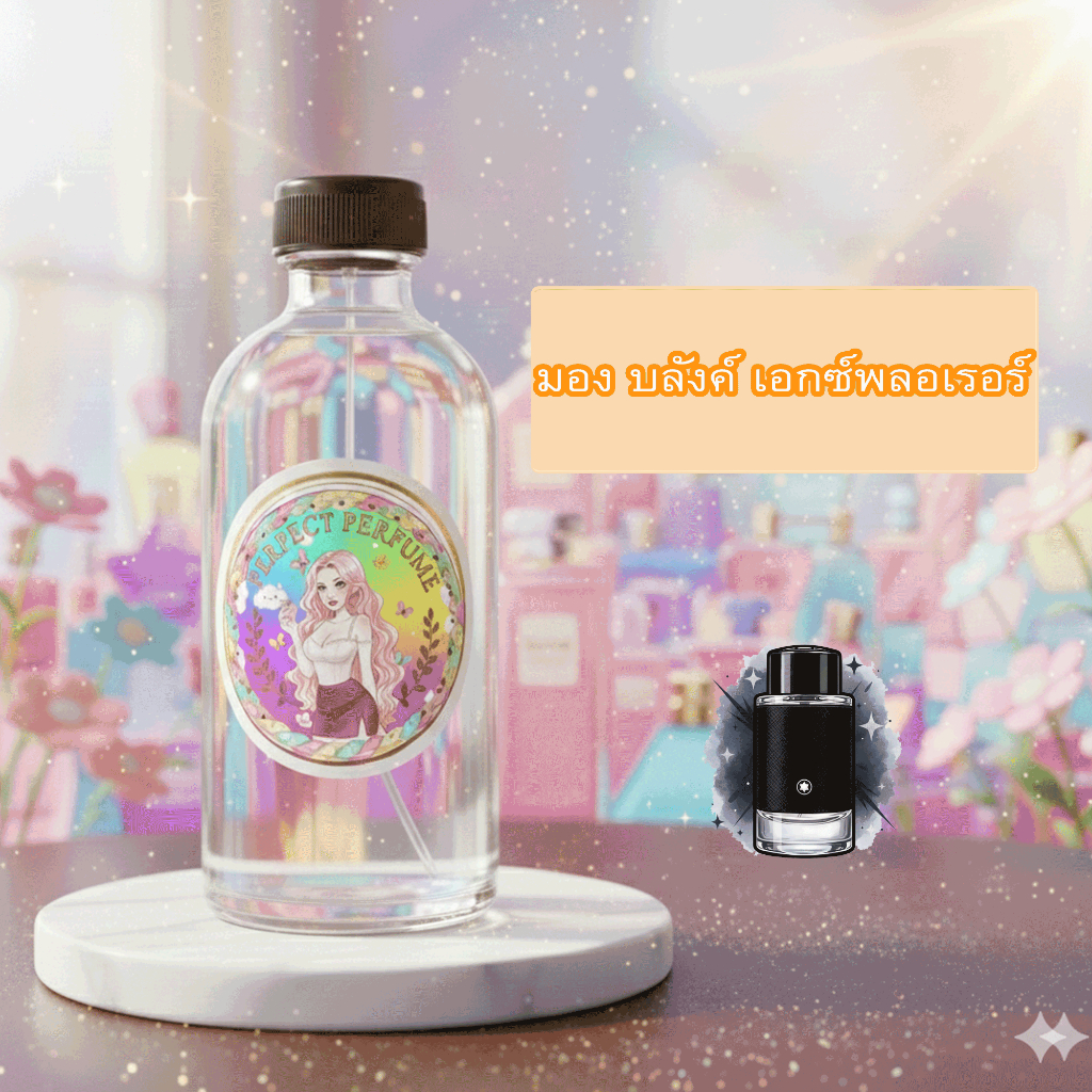 มอง บลังค์ เอกซ์พลอเรอร์ น้ำหอมพร้อมใช้ ปริมาณ 125 ml. แถมฟรีขวดสเปร์ย 10 ml. 1 ขวด