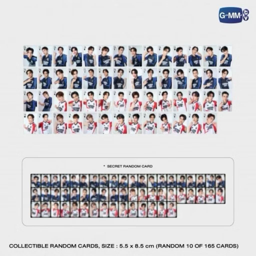 พร้อมส่ง รวมการ์ด GMMTV / GMM〰️ BOYS COLLECTIBLE RANDOM CARD | GMMTV STARLYMPICS 2025