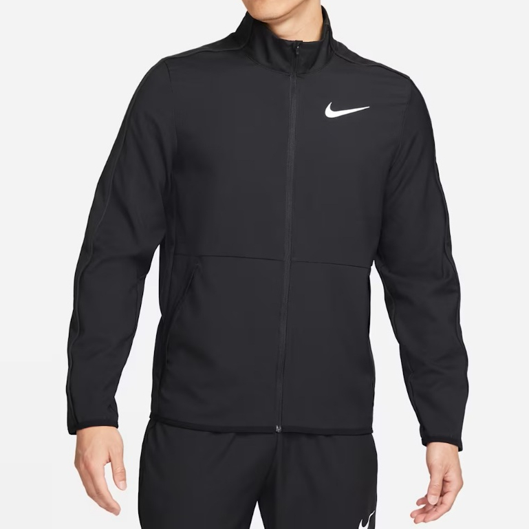 เสื้อแจ็คเก็ตเทรนนิ่งผู้ชายแบบทอ Nike Dri-FIT ของแท้ ป้ายไทย