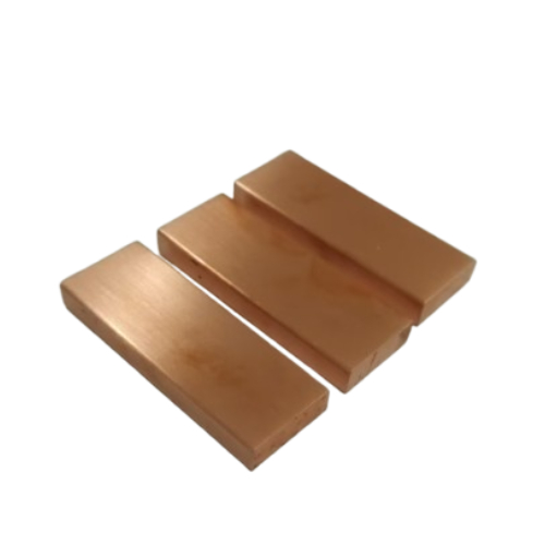 ทองแดง สี่เหลี่ยมตัน เกรดC1100 (Copper Solid Square Bar) ไซร์ 10 x30 x80 มม.