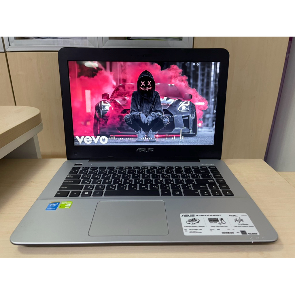 Asus K455L i3Gen4/Ram8Gb/HDD1TB มีการ์ดจอแยก สภาพดี แบตเก็บไฟ พร้อมใช้งาน