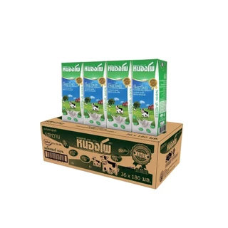 นมหนองโพ นมปรุงแต่ง นมยูเอชที 180ml (36 กล่อง/ลัง) รสหวาน