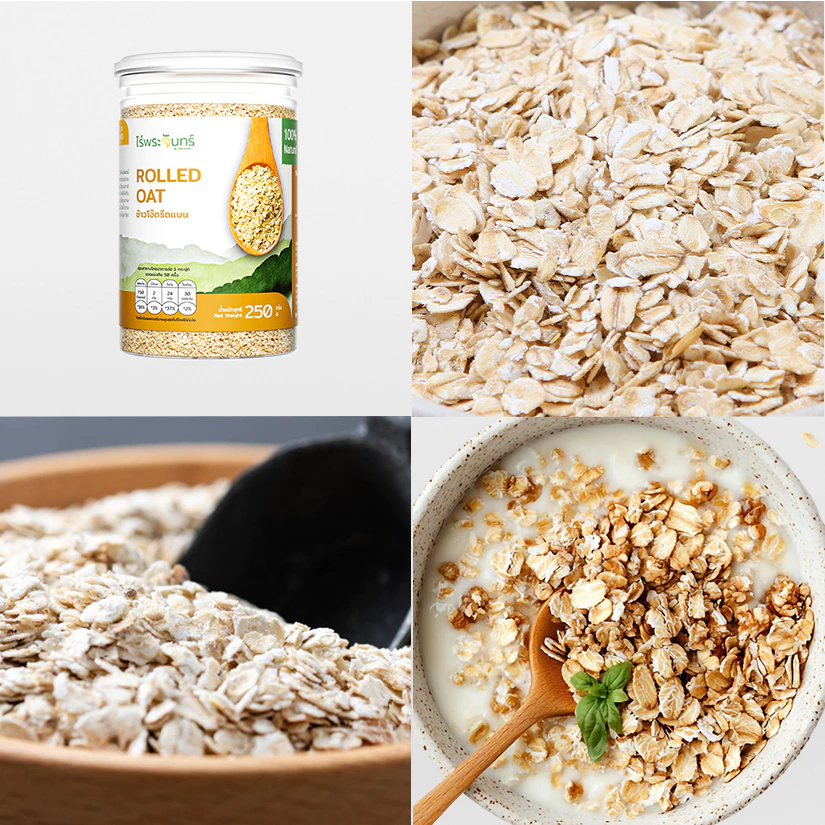 ไร่พระจันทร์ MOONFARMS ข้าวโอ๊ตรีดแบน เกรดพรีเมียม 250g thumbnail 8
