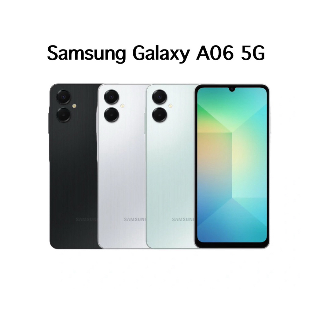 Samsung Galaxy A06 (5G) Ram4/6GB/Rom64/128GBเครื่องแท้เครื่องใหม่ศูนย์เคลียร์สต๊อก สินค้าพร้อมจัดส่ง