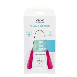 drTung's Tongue Cleaner | ที่ทำความสะอาดลิ้น 1 pcs รุ่นสแตนเลส ( คละสี )