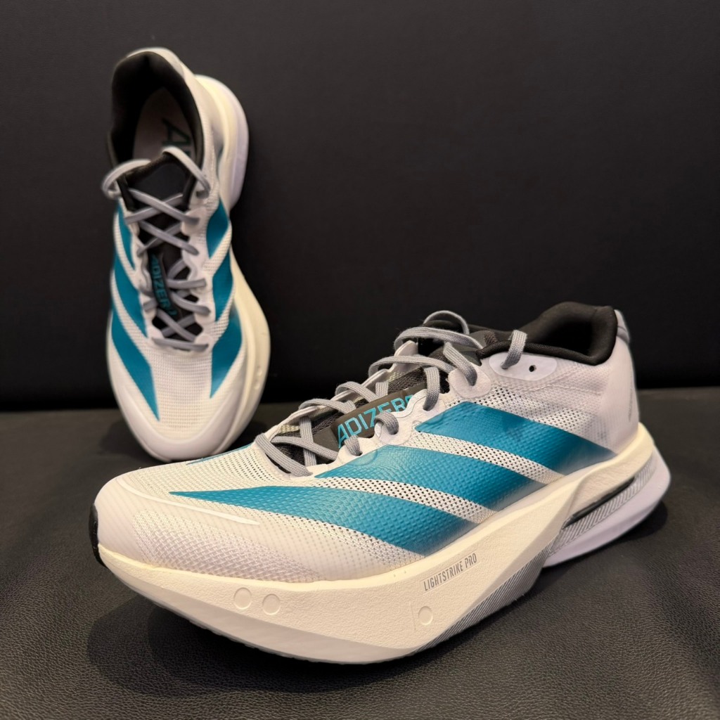 ADIZERO BOSTON 13 WOMEN สี FTWWHT/PURTEA/GREY