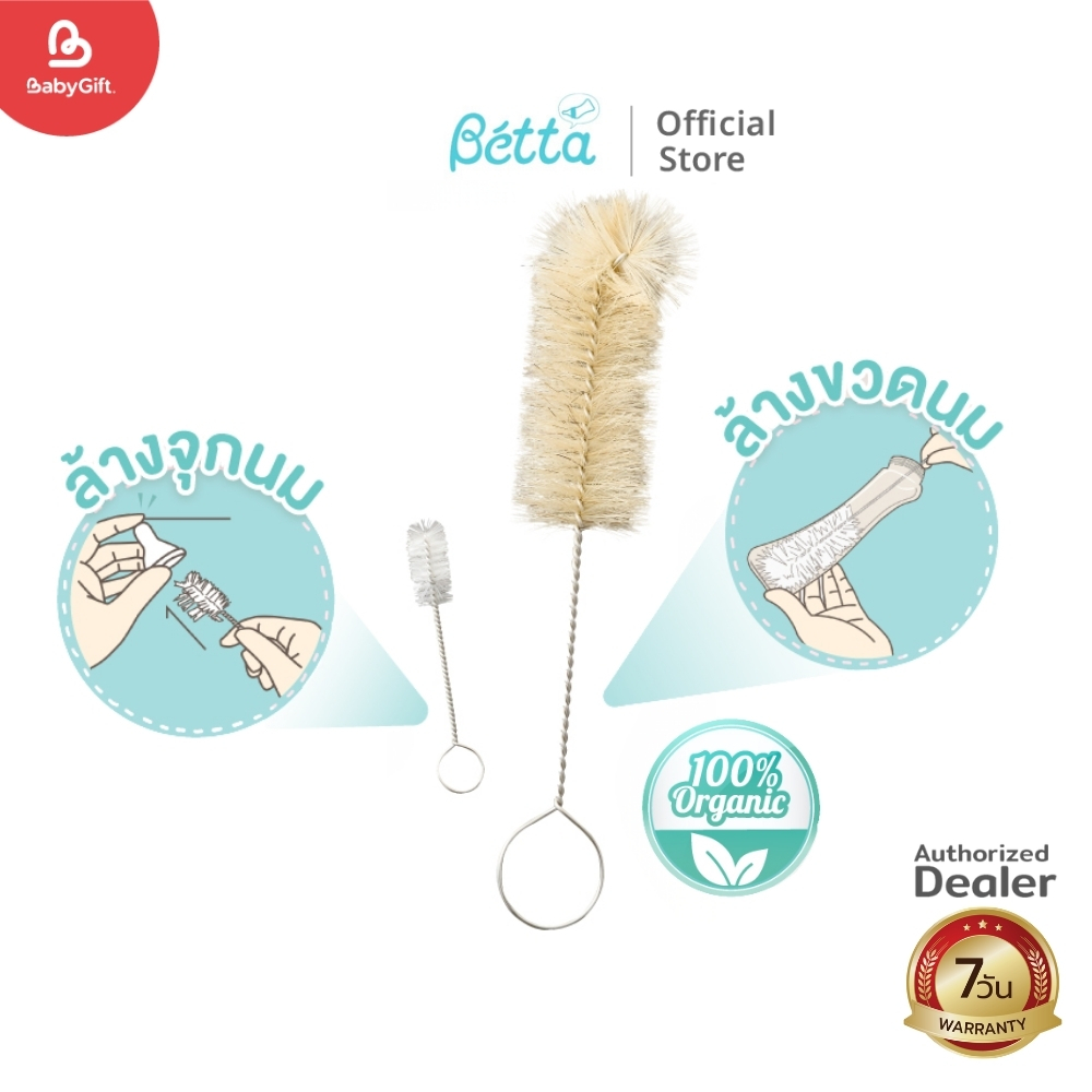 Dr.Betta อุปกรณ์ทำความสะอาดขวดนมและจุกนม