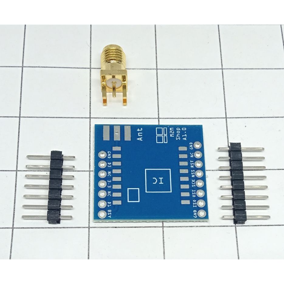 SX1262 Breakout PCB V.A1.0 พร้อมขั้ว SMA