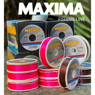 สายเอ็นตกปลา อุปกรณ์ตกปลา สายเอ็นโมโนฟิลลาเมนท์ เอ็นเต็มปอนด์เต็มใดมิเตอร์ MAXIMA THE LINE COMPANY MADE IN GERMANY