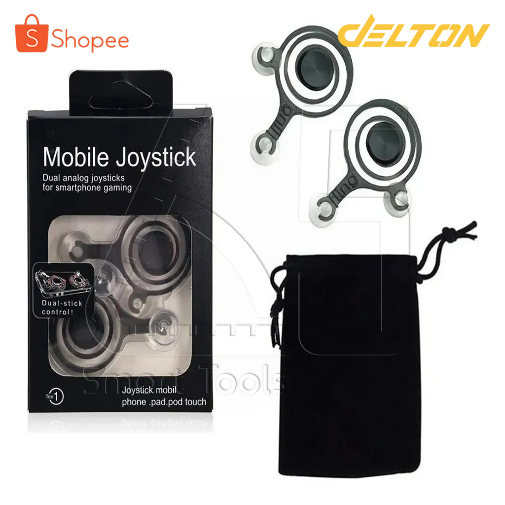 [ลดพิเศษ] MOBILE JOYSTICK จอยเกมส์มือถือ จอยเกมส์ จอยเกมส์สติก สำหรับเล่นเกมส์ บนมือถือ ใช้กับจอสัมผัสได้ทุกรุ่น (V1)