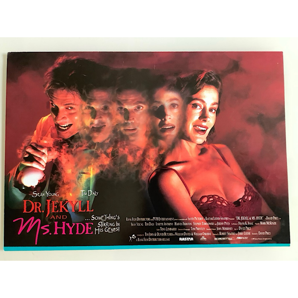 NO.0131  HANDBILL ใบปลิวแนะนำภาพยนตร์มือสอง DR.JEKYLL AND MS.HYDE