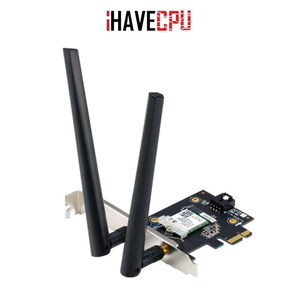การ์ดไวไฟ (wireless pcie adapter) iHAVECPU ASUS ADAPTER PCE-BE6500 WIFI7 BULK (90IG09G0-MF0B00)