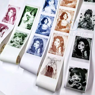 กระดาษปริ้น ขนาด 57*25mm สำหรับเครื่องปริ้นทุกรุ่น เครื่องปริ้นถ่ายรูปเด็ก อยู่ได้ 10 ปี มี 4 สี
