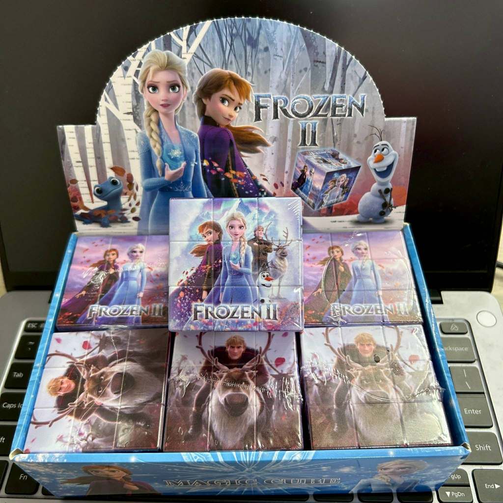 รูบิคลายการ์ตูน ลูกบาศก์รูบิค ของเล่นเด็ก เสริมพัฒนาการ ราคา1 ชิ้น - รูปที่ 2