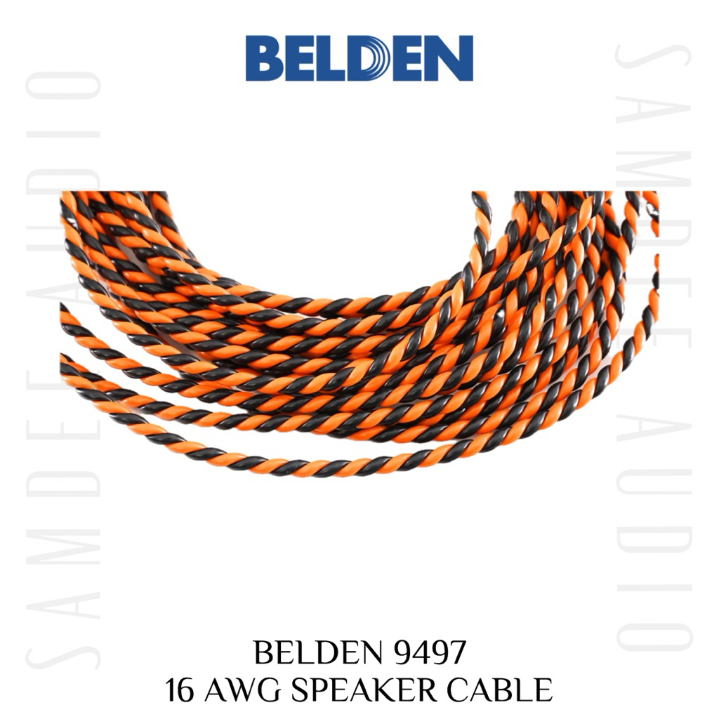 Samdee Audio | Belden 9497 | 16 AWG Speaker Cable (ราคาต่อ1เมตร)