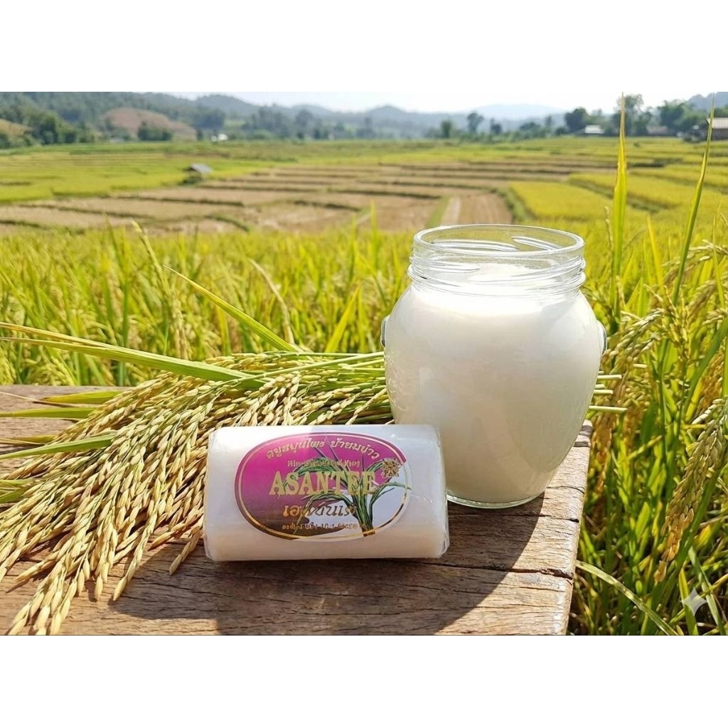 Asanteeสูตรน้ำนมข้าวน้ำผึ้งคอลลาเจนAHAและวิตตามินC