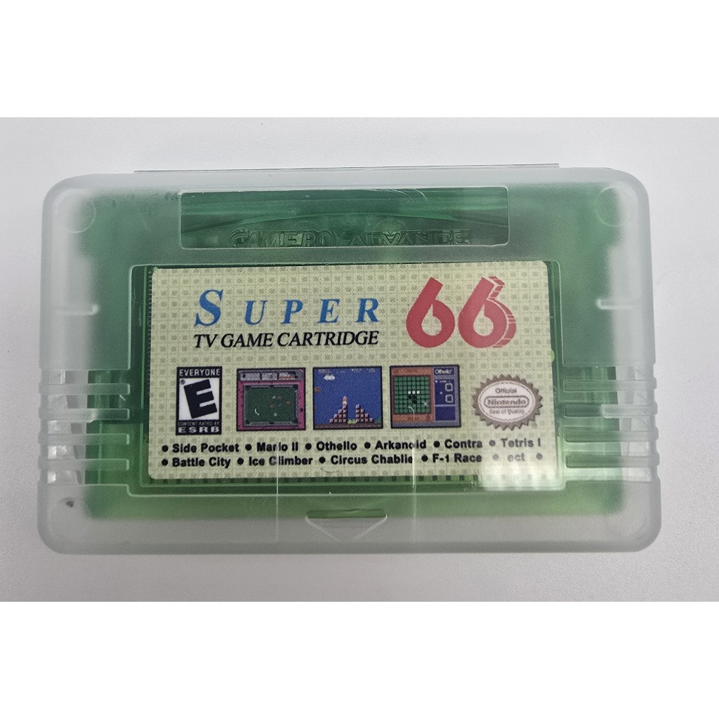 ตลับเกม SUPER 66 IN 1 GBA (รวม 66 เกมส์มันส์จาก Famicom)