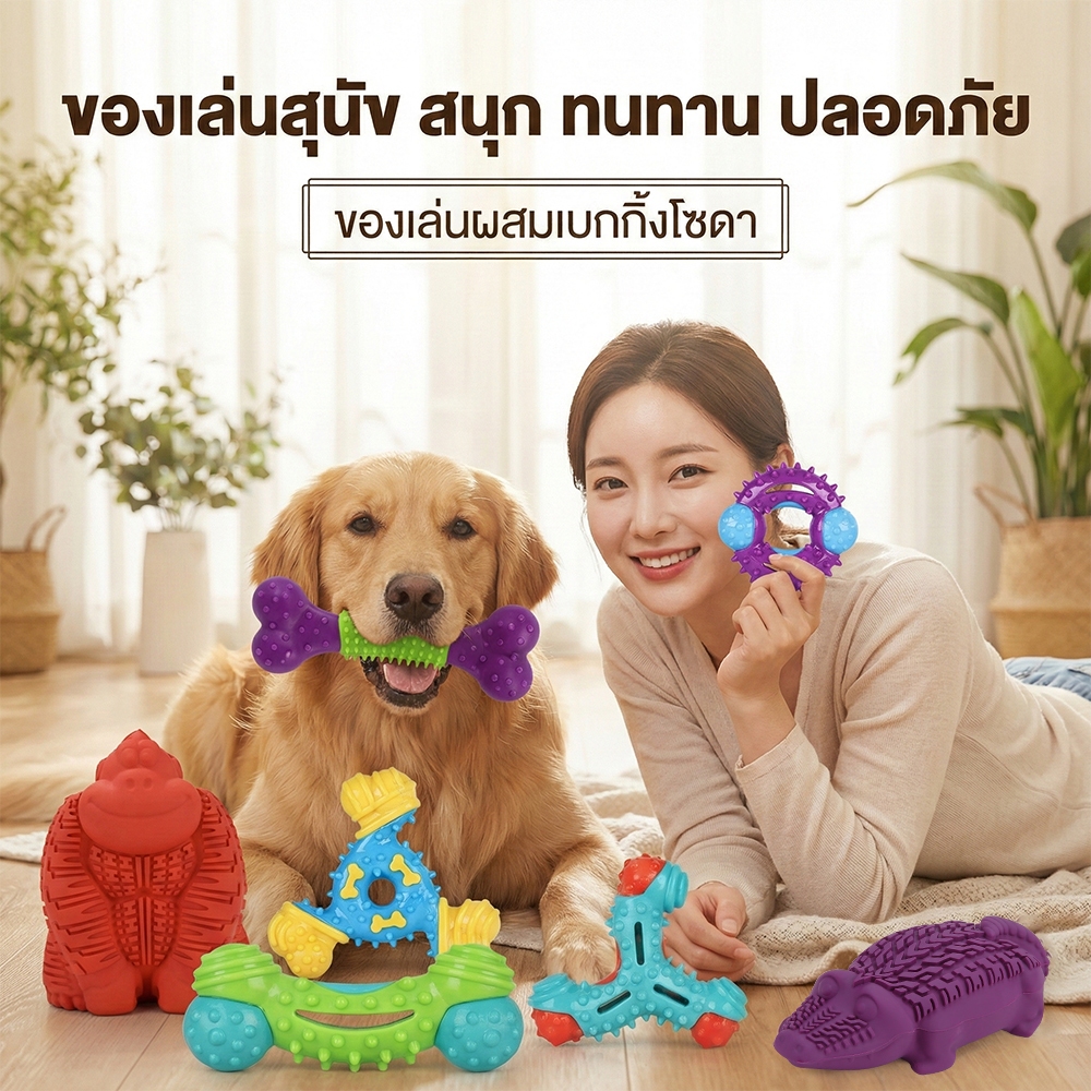 [แบรนด์แท้ USA🇺🇸] Arm and Hammer Nubbies ของเล่นสุนัข ดูแลเหงือกฟัน มีเบกกิ้งโซดาในของเล่น