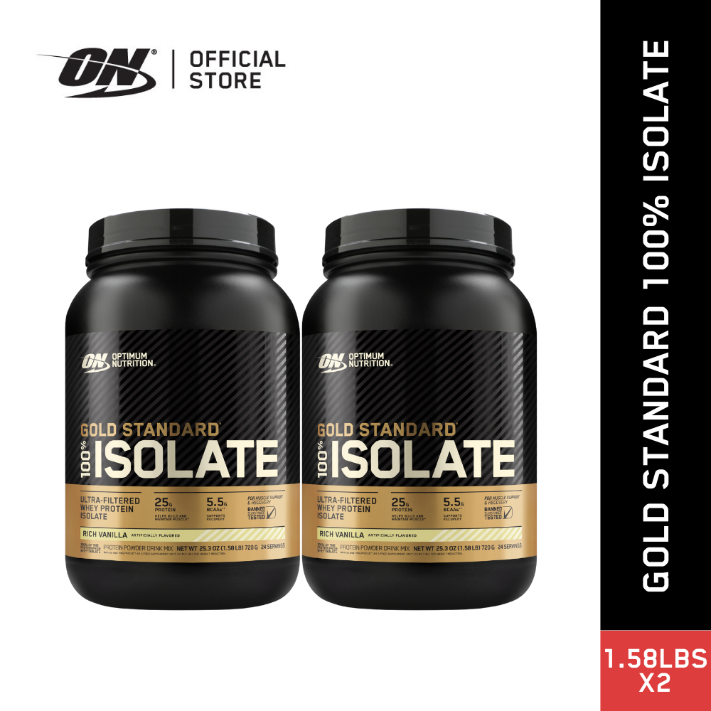 [เซตคู่] Optimum Nutrition Gold Standard Isolate Whey Protein 1.58 Lb ราคา ถูกที่สุด ดีลบีเคเค แกลเลอรีภาพที่ 2