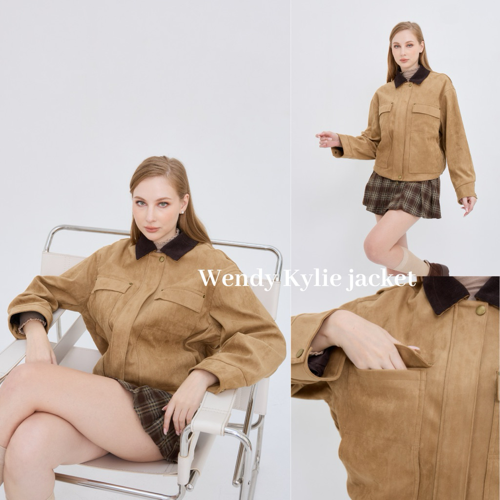 ราคาเท หมดแล้วหมดเลย Kylie Suede Coat 🥨🥨