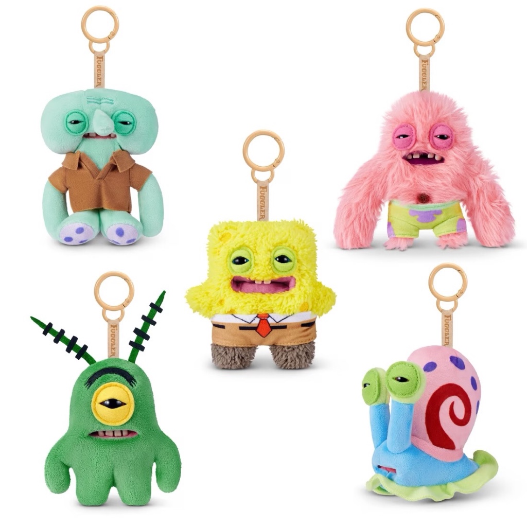 🇦🇺 พวงกุญแจ Fuggler x SpongeBob Keychain พวงกุญแจ สปอนจ์บ็อบและผองเพื่อน มีของพร้อมส่ง l (เลือกตัวได้)